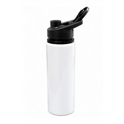 Алуминиева бутилка със снимка и текст на клиента , 700 ml, бяла